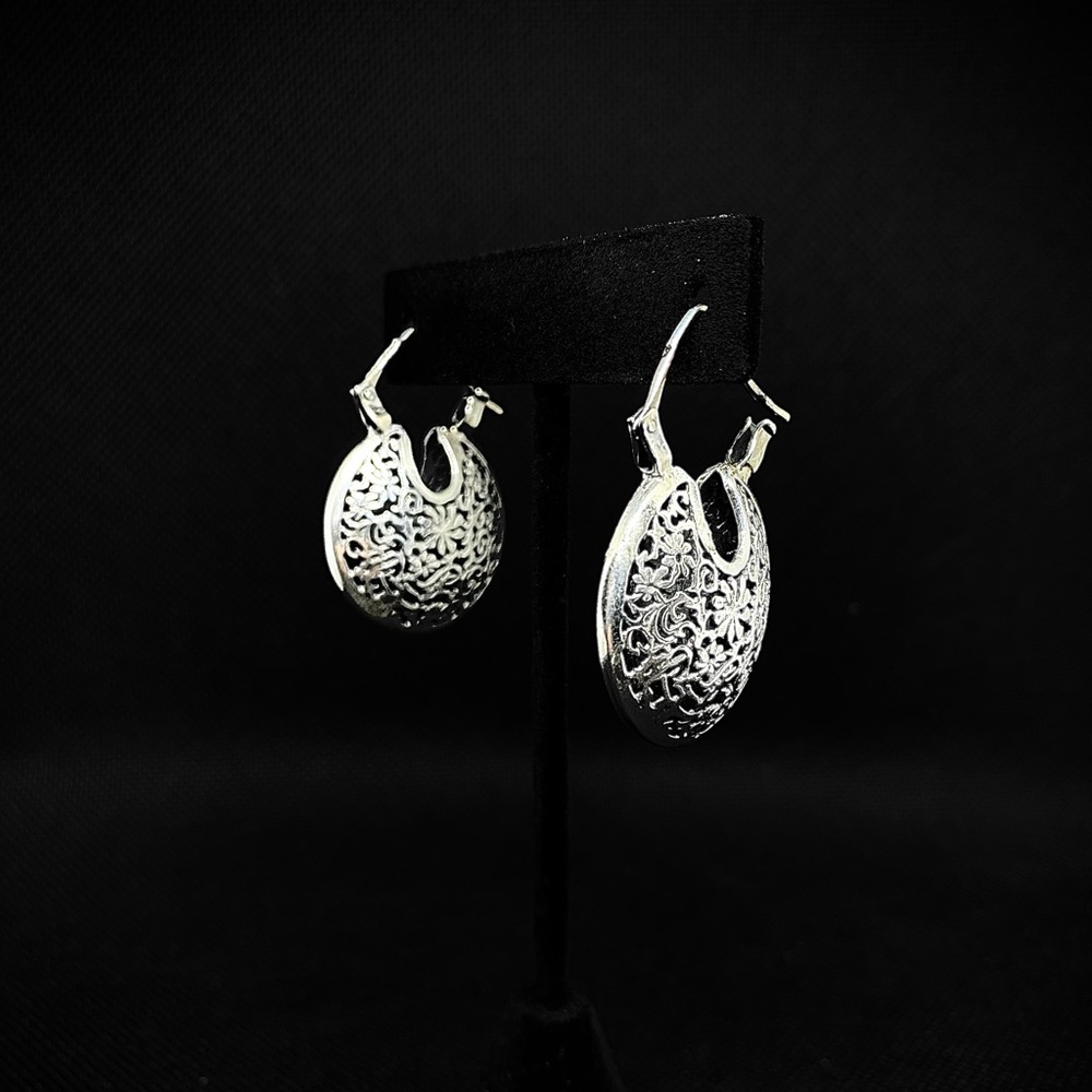 Bedouin Earrings 925 Sterling Silver